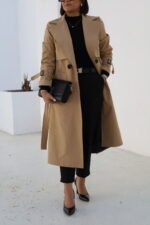 ترنچ کت بارانا MB-Trench Coat0179 - تصویر 6