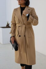 ترنچ کت بارانا MB-Trench Coat0179 - تصویر 8
