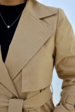 ترنچ کت بارانا MB-Trench Coat0179 - تصویر 3