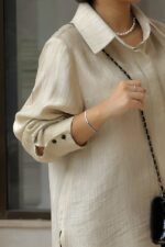 شومیز ترنه MB-Chemise0034 - تصویر 5
