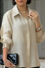 شومیز ترنه MB-Chemise0034 - تصویر 4