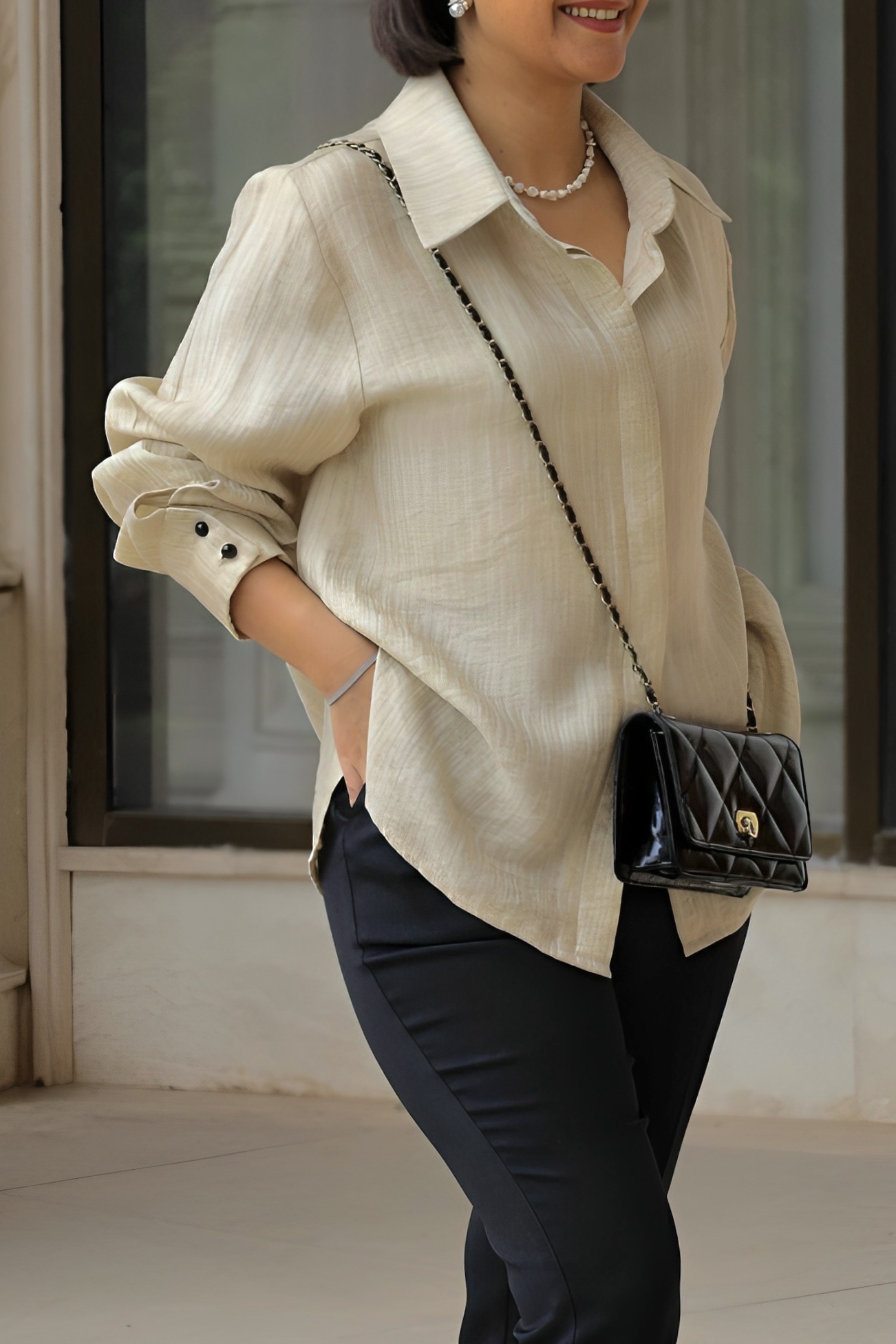 1778940716572_9e3bb8291b8b4b1c998422b246ba25e1 شومیز ترنه MB-Chemise0034 - تصویر 1