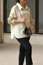 شومیز ترنه MB-Chemise0034 - تصویر 9
