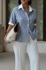شومیز رها MB-Chemise0039 - تصویر 4