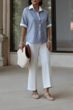 شومیز رها MB-Chemise0039 - تصویر 5